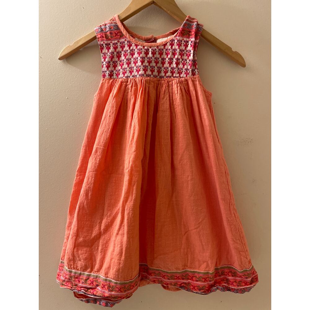 Yo Baby Dress Size 7 Tank Style‎ Sundress Print Play Kids
